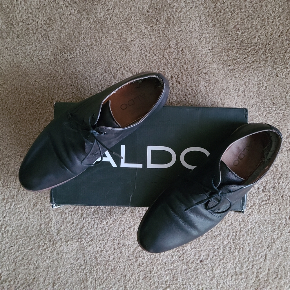 Aldo Black Andrews Style Dress Shoe